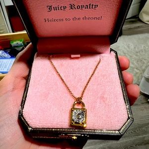 Juicy Couture Lock Necklace